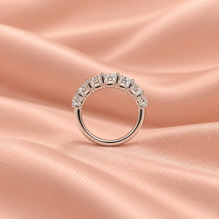 Zaina Luna lab grown diamond ring in 14k Rose Gold, alternate view
