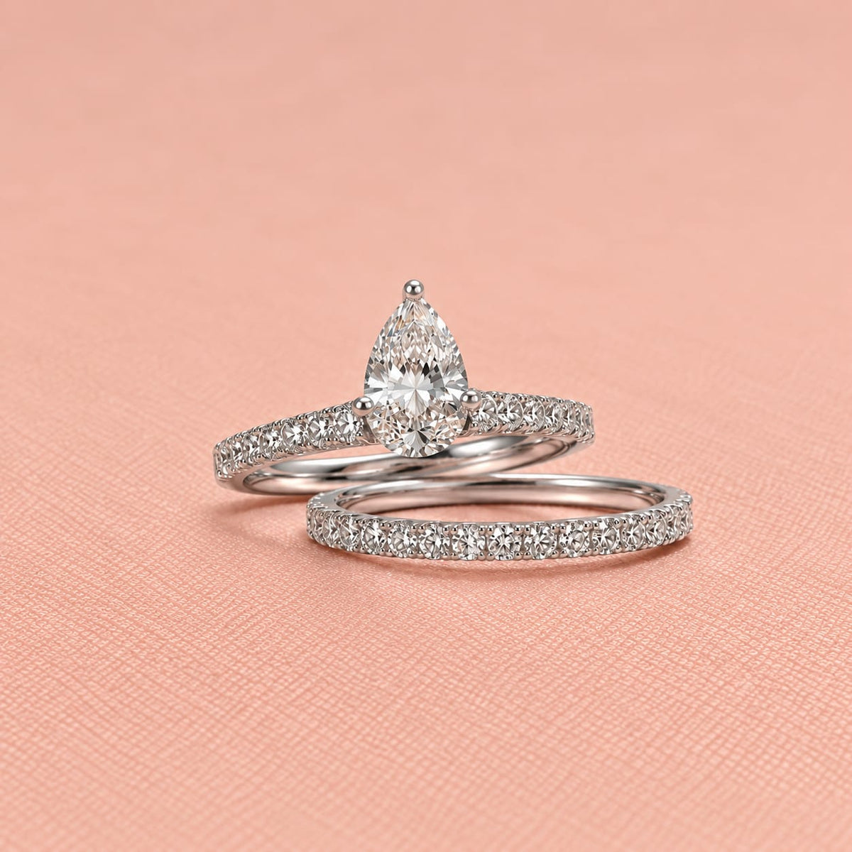 Zaina Aria lab grown diamond ring in 14k Rose Gold, product view