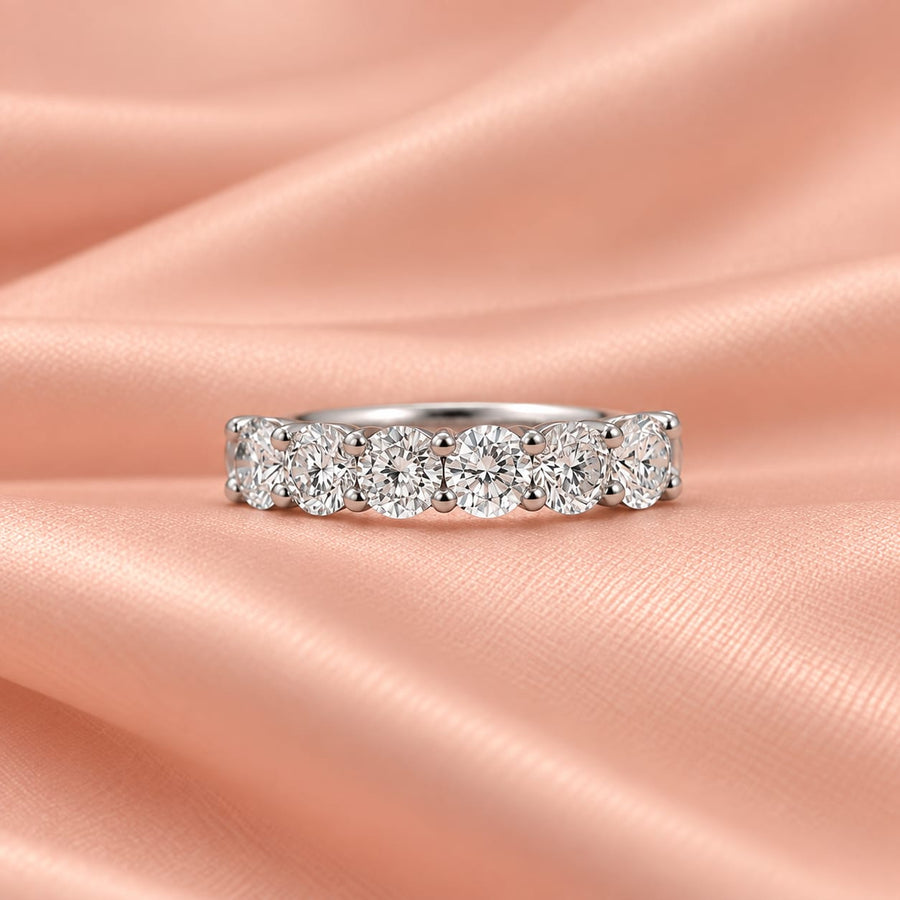 Zaina Luna lab grown diamond ring in 14k Rose Gold, product view