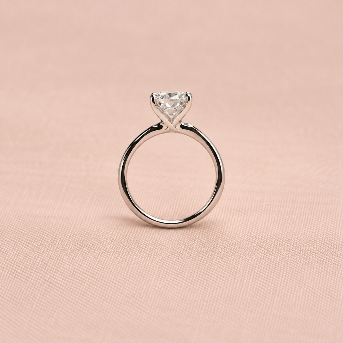 Zaina Nova emerald lab grown diamond ring design, detail view 5
