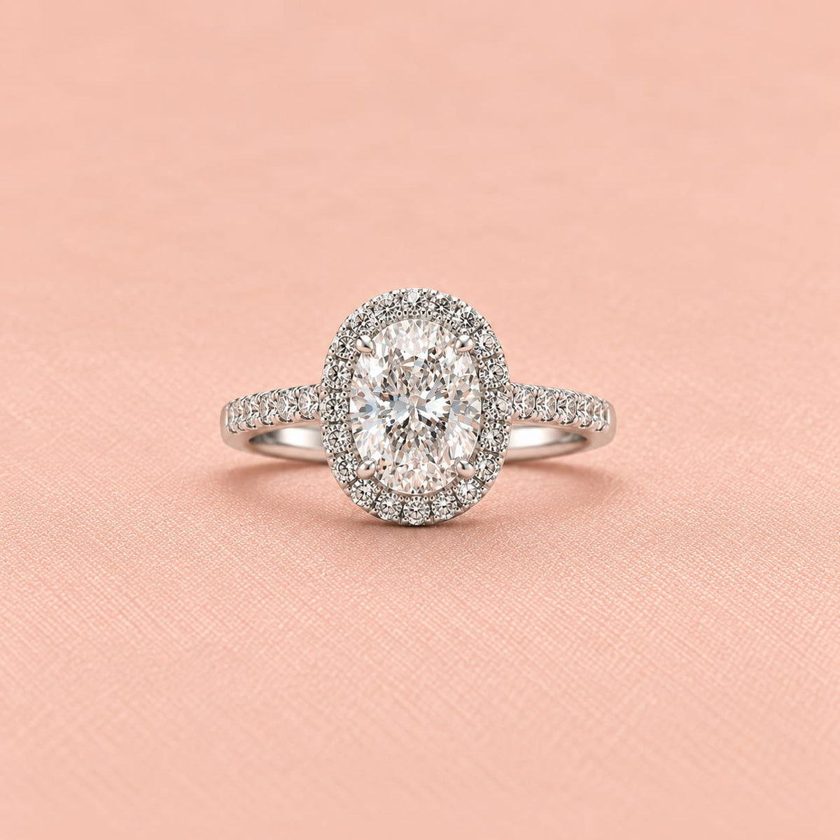 Zaina Aura elongated cushion lab grown diamond ring design, detail view 11