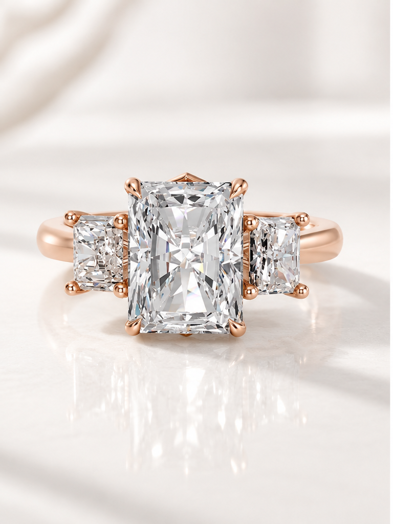 Zaina diamond ring editorial